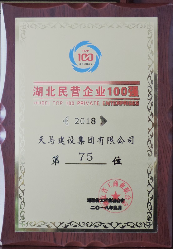 2018年湖北民營(yíng)企業(yè)100強(qiáng)